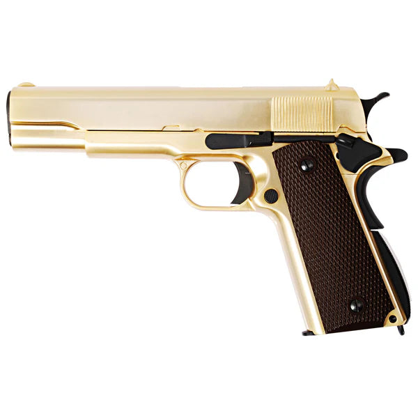WE 4.5mm/.177 Co2 Air Pistol - 1911 Classic Gold (WE-45-E007A)