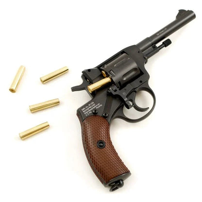 Gletcher Nagant 4.5mm/.177 Co2 Revolver - Black