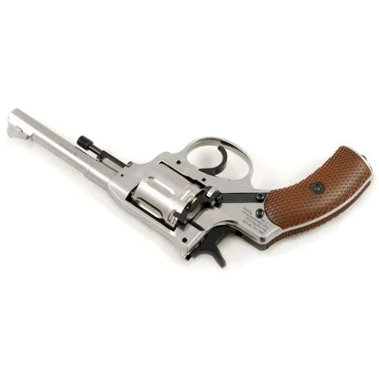 Gletcher Nagant 4.5mm/.177 Co2 Revolver - Silver