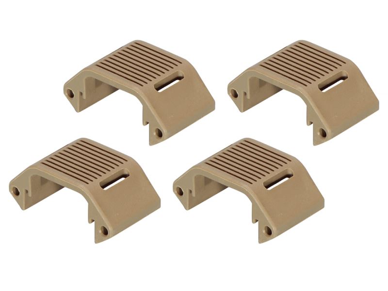 Ares Amoeba Handguard Standard Unit (Tan - 4 Pieces Set) (AM-DH-013-DE)