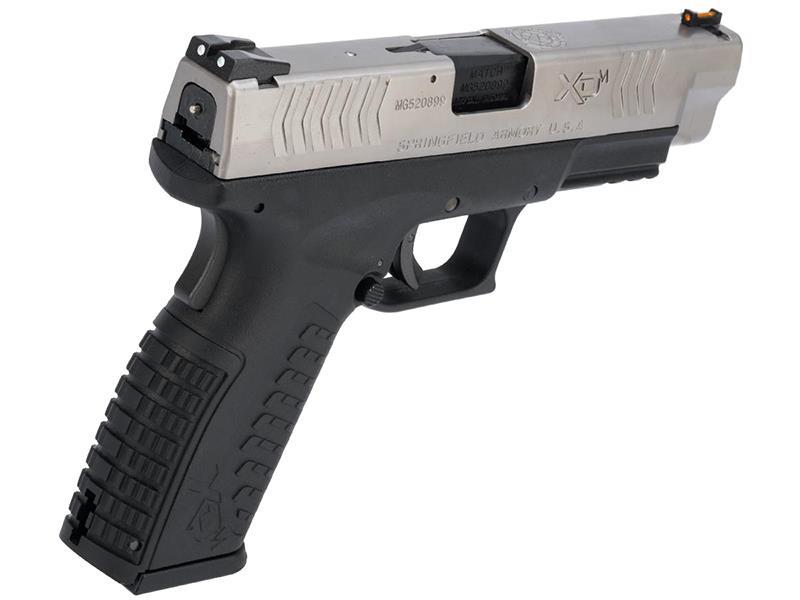 Springfield Armory 4.5 XDM .177/4.5mm CO2 Blowback Air Pistol (Full Metal - Reel Feel Recoil - Bicolor - SA-XDM45CBB4-SB)