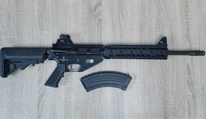 BOLT SR-47 M4 with AK Mag. (Hard Kick Recoil System)