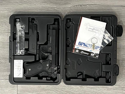 G&G GPM92 GP2 Gas Blowback Pistol (Black - GAS-M92-GP2-BBB-ECM)