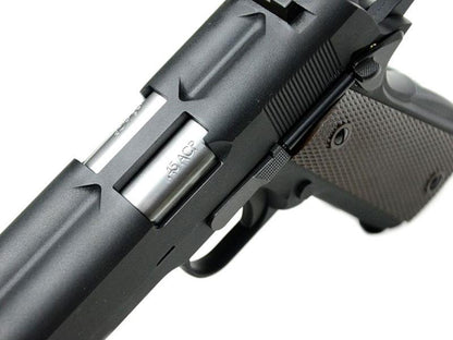 WE 1911 Double Barrel GasBB Pistol (Ful Metal - Black)