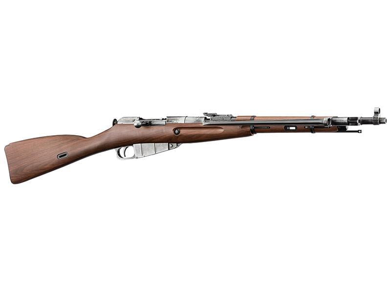 Win Gun Mosin-Nagant M44 Overlord Sniper Rifle (Co2 Powered - Faux Wood Weathered Finish - Bayonet Included)