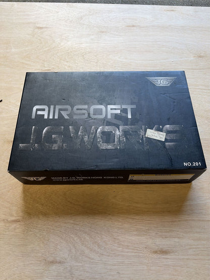 [Boneyard] JG SWAT 5K-A1 AEG (201T) - Two-tone blue - snapped gearbox shell - mag window broken