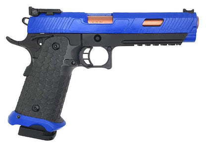 Army JW3 Baba Yaga Gas Blowback Pistol (Full Metal - Black - Two-Tone Blue)