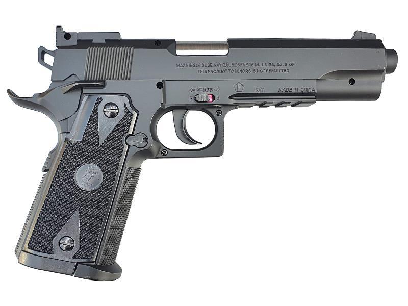 Colt 1911 Co2 Fixed Slide NBB Pistol (Black- Cybergun - 180306 )