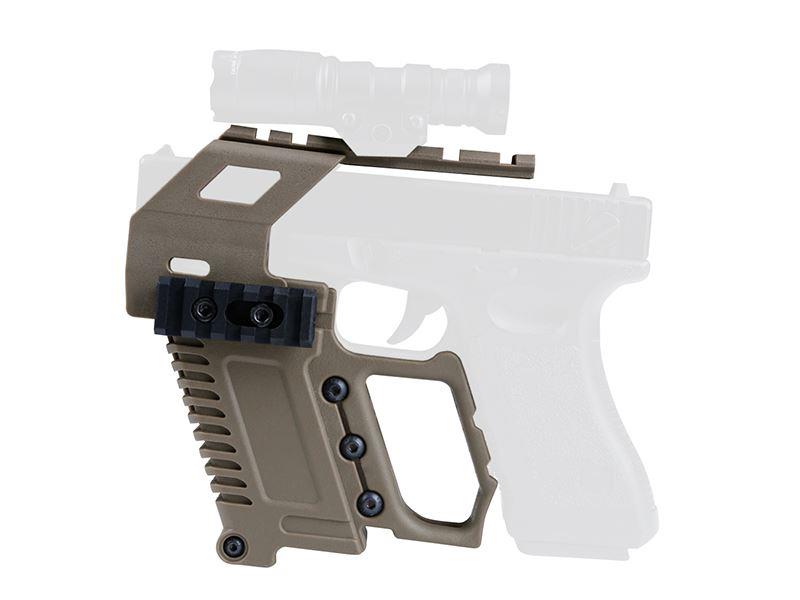 Big Foot Pistol Carbine Kit with Rail Base Loading for 17/18/19 Series (Tan)