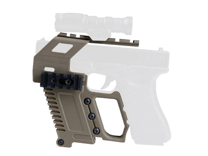 Big Foot Pistol Carbine Kit with Rail Base Loading for 17/18/19 Series (Tan)