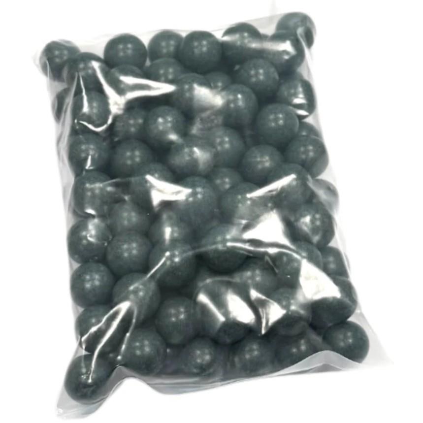 Hwasan .68 Polished Rubber Paintball - 4.80g - 100pcs - Green