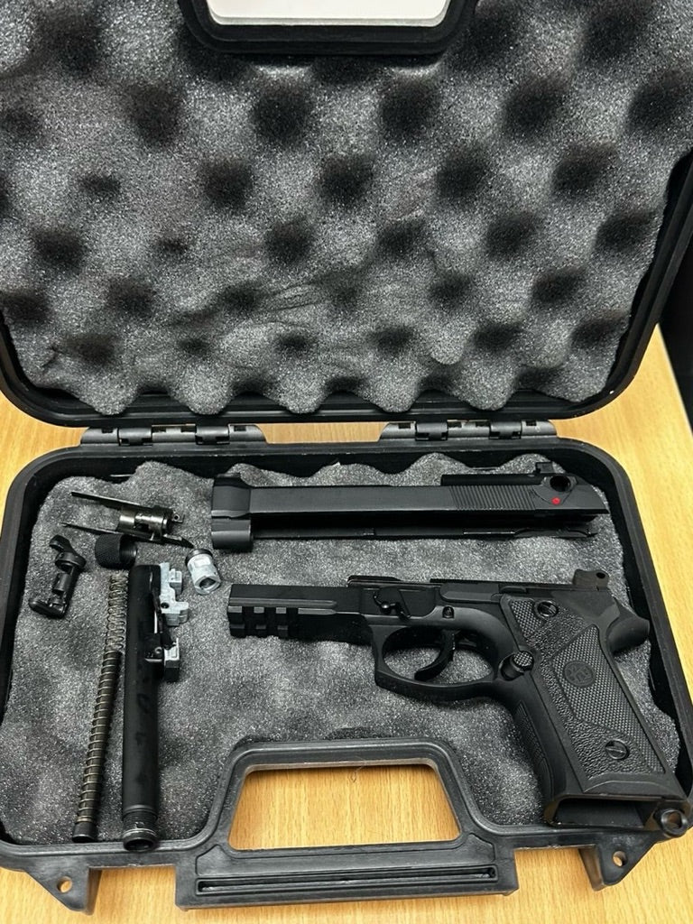 Jag Precision x Taran Tactical International Licensed JW3 Master Gas Blowback Pistol (TTI - Full Metal - Black)