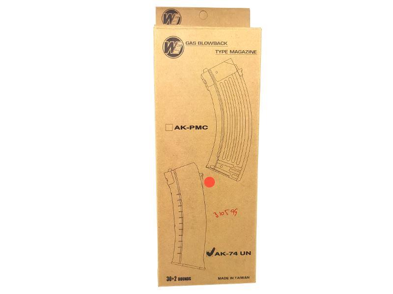 WE AK74 UN Gas Magazine (30+2 Rounds - Orange)