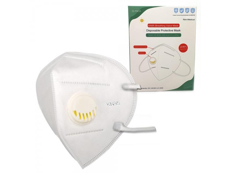 NXE KN95 Disposable Valve Mask (10pcs - Box Packed - 0% VAT)