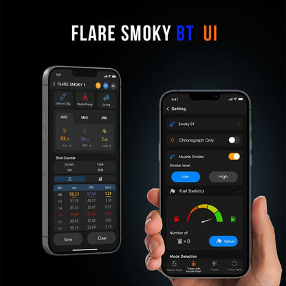 E-Shooter Flare Smoky BT Airsoft Tracer Unit & Chronograph (V900)