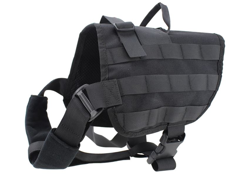 Big Foot Dog Training Molle Tactical Vest (Black)