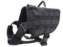 Big Foot Dog Training Molle Tactical Vest (Black)