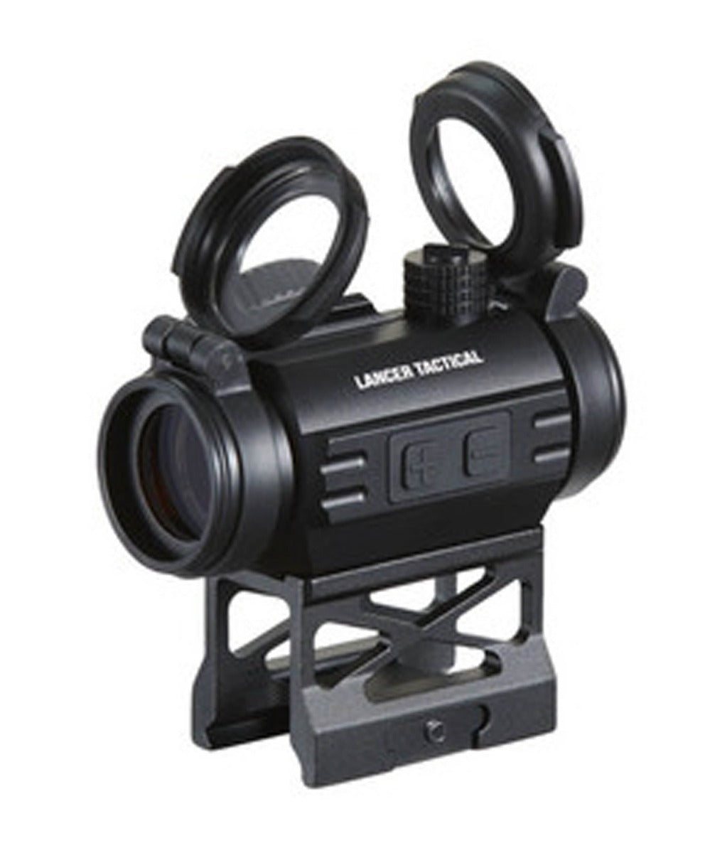 Lancer Tactical Micro Dot with Lancer Tactical High Mount (Black)