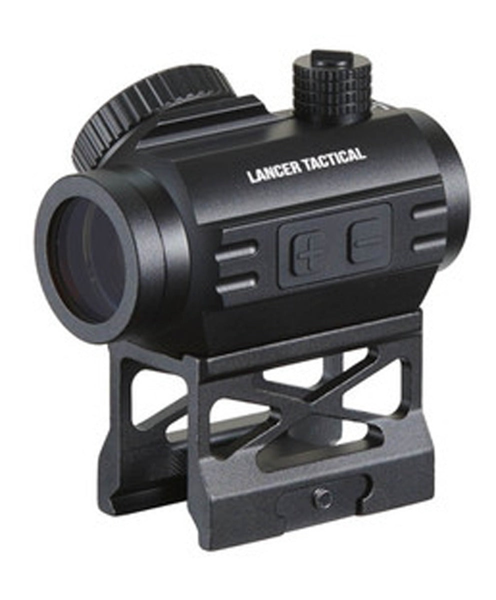 Lancer Tactical Micro Dot with Lancer Tactical High Mount (Black)
