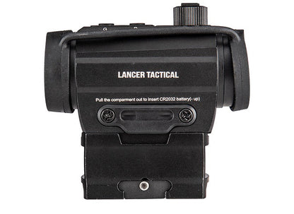 Lancer Tactical Micro Red and Green Dot Reflex High Mount RIS (Black)