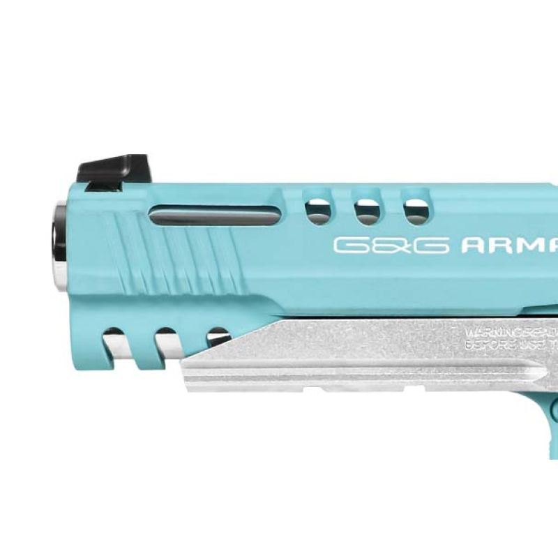 G&G GPM1911 CP Gas Blowback Pistol Limited Edition (Macaron Blue)