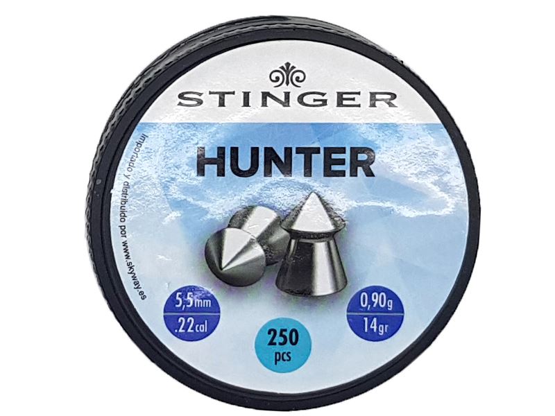 Stinger Lead Air Gun Pellet (Pointed Hunter Design - 5.5mm/.22 - 250 Rounds)