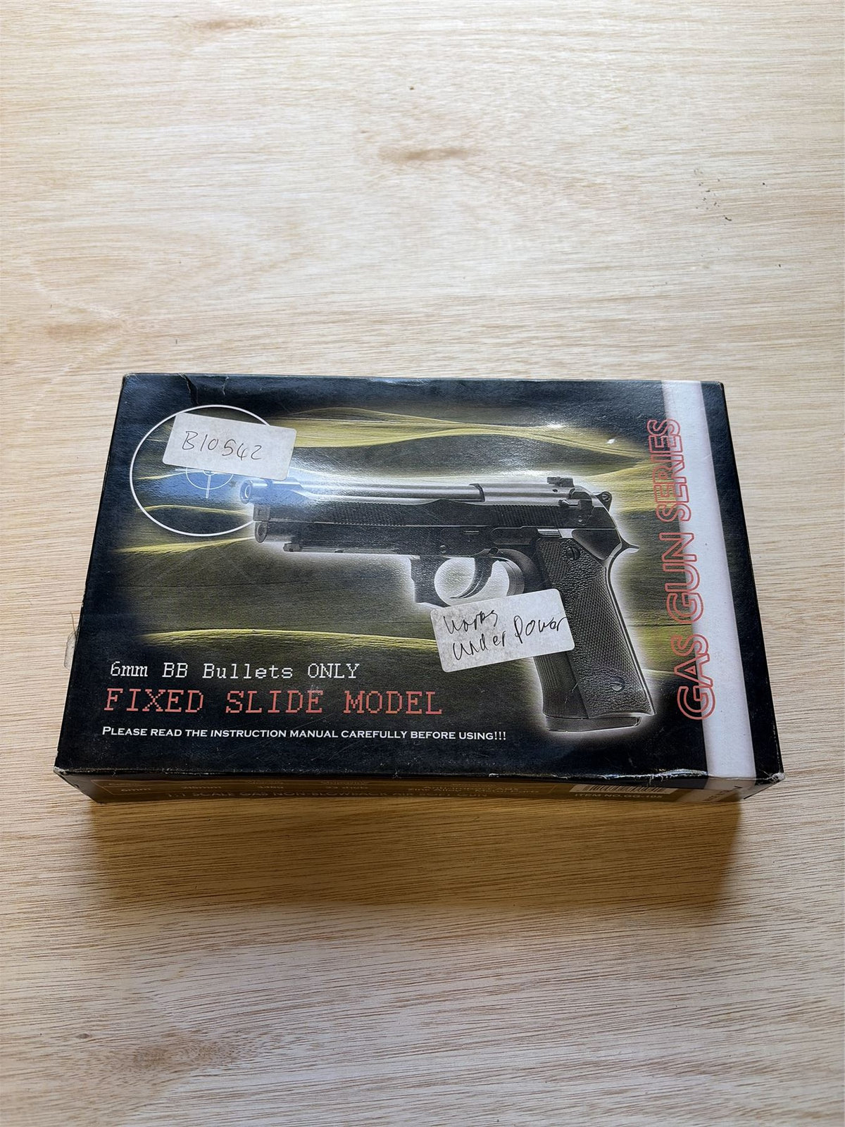 [Boneyard] HFC M9 Gas Pistol NBB (Black - GG-105) - Misfiring