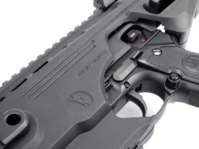 CAA Airsoft Division Roni-B Pistol Carbine Conversion (Black - M9 - CAD-SK-06-BK)