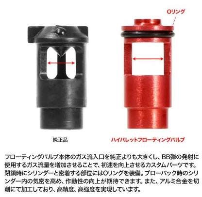 Laylax First Factory High Bullet Floating Valve for Tokyo Marui M4A1 MWS GBB