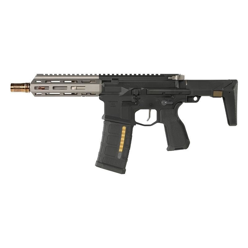[Pre-Order] Salvo Precision 7.0 Honey Badger SBR w/ PDW Stock - Gas Blowback Rifle (MWS System / Steel Bolt - S004A-02 BK)