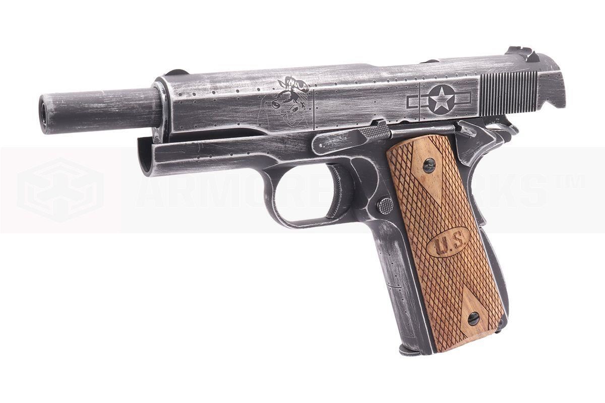 [Air Gun] Auto Ordnance Cybergun Custom 1911 Victory Girls Co2 Blowback Pistol (CG-AU0200-AG - 4.5mm/.177)
