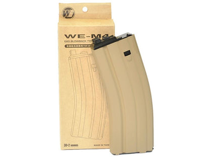 WE 30rds GBB M4/ SCAR NEW Gen.2 Magazine (TAN) (MAG-WE-72020)