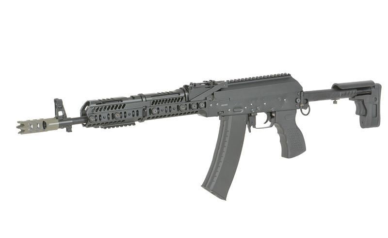 Cyma Platinum AK74 Tactical AEG Rifle with Eshooter ETU GEN-2 (Black - CM113A)
