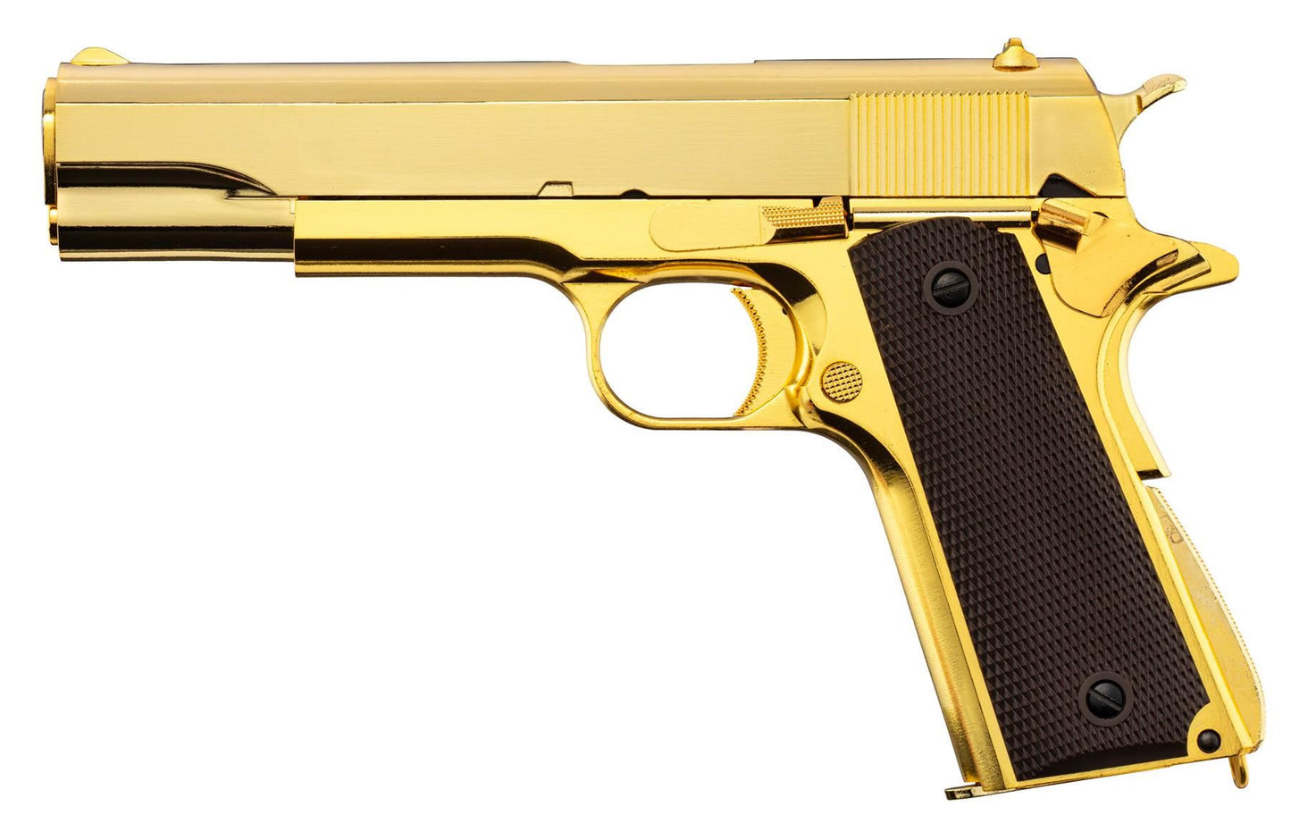 Golden Eagle 1911 Full Metal GBB Airsoft Pistol w/ Hard Case - Gold