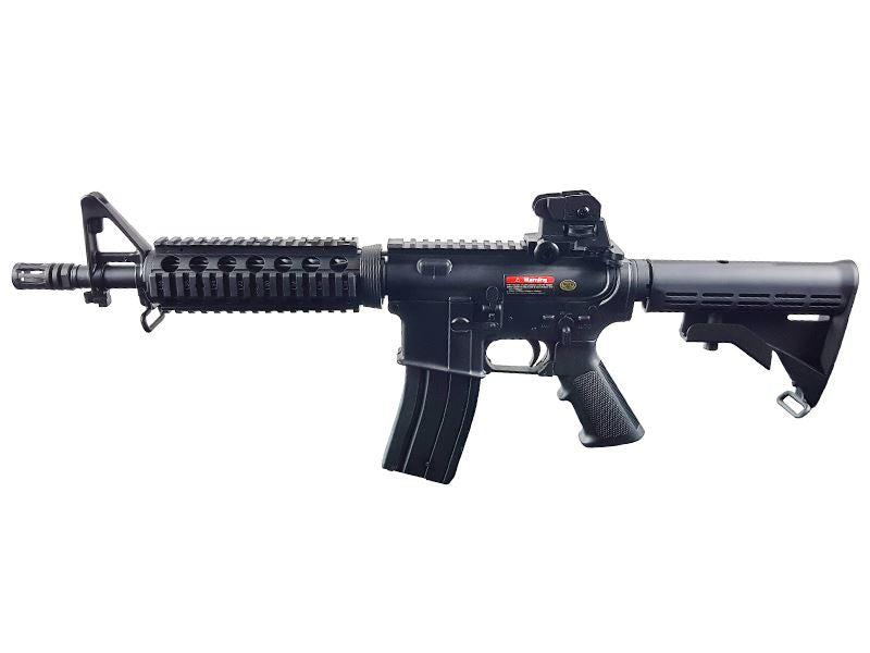 Golden Eagle M4 RIS CQB Gas Blowback Rifle (Black)