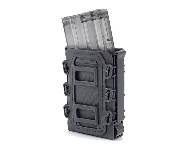 Big Foot M4/AK Fast Magazine Pouch (Polymer - Adjustable Elasticated Retention - Black)