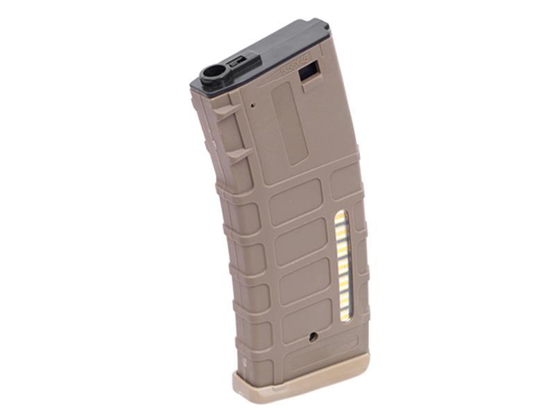 Battleaxe Polymer Enhanced Grip Magazine for M4 Series (Mid-Cap - 130 Rounds - Tan)