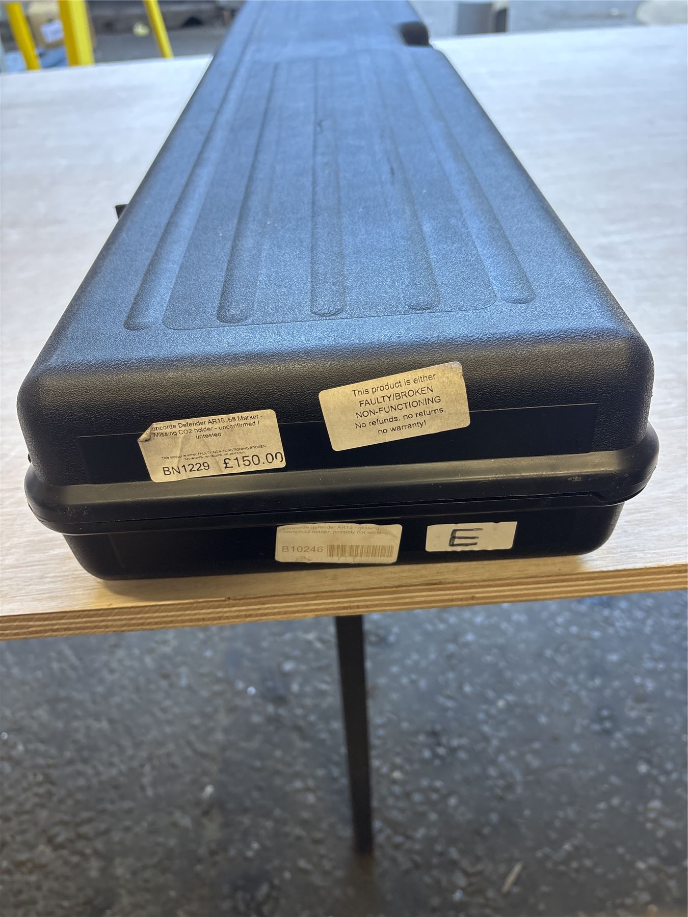 [Boneyard] Concorde Defender AR15 .68 Marker - Missing CO2 holder - unconfirmed / untested