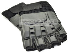 Fingerless Gloves With Nuckle & Back Palm Protection