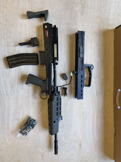 [Boneyard] ARES AR-001 L85A2 AEG (ARES-AR-001) - Charging handle snapped - dust cover will not return