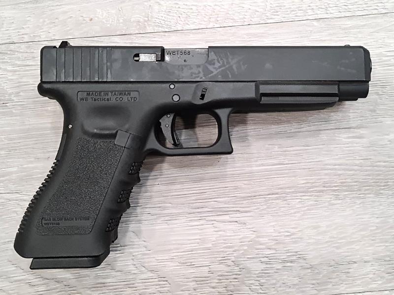 WE 34 Series GBB Pistol Double Barrel - Black