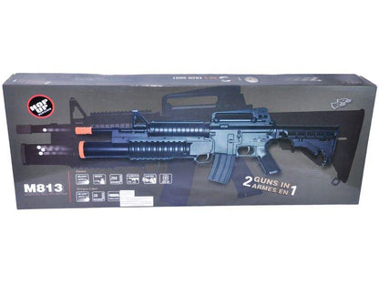 Double Eagle - M4 "Grenadier" - M4 RIS-AEG & Tri-Shot - M203 (Black - M813)