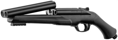Walther T4E HDS Double Barrel .68 Caliber Paintball Shotgun (Umarex - 7.5j - Black - With 100 Rubber Balls)