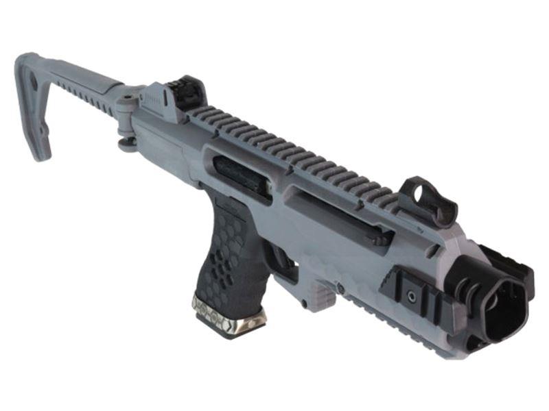 Armorer Works Gas Blowback VX Pistol with Tactical Carbine Conversion Kit (Urban Grey - AW-VX0301)