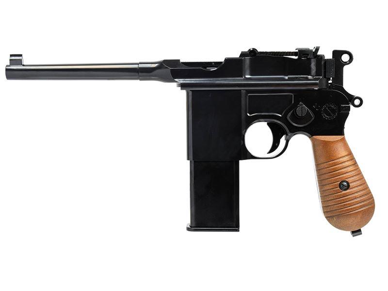 WE 712 Gas Pistol (with Stock & Case in 1 - Black - WE-712)