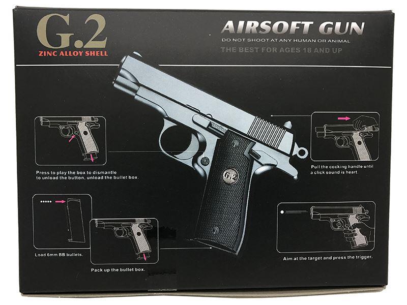 Galaxy G2 Spring Metal Pistol (G2 - Gold)