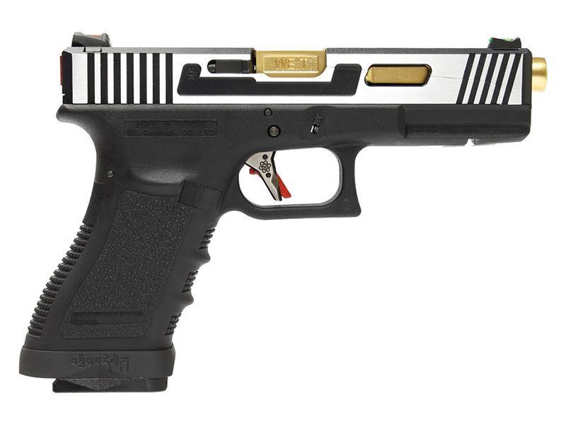 WE Custom 17 Series Hi-Speed GBB with Split Slide and Slide Racker