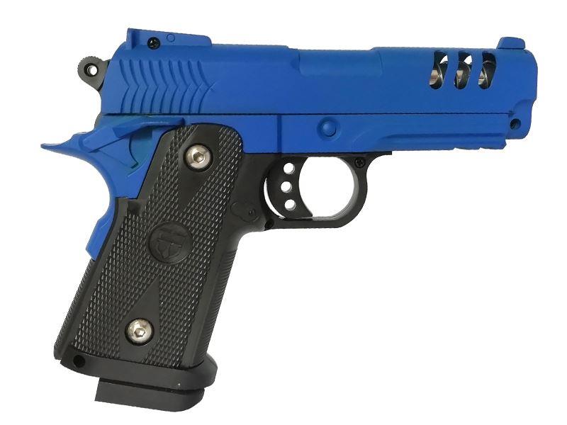 ACM 3.8 Spring Pistol (Full Metal - Blue - V15-BLUE)