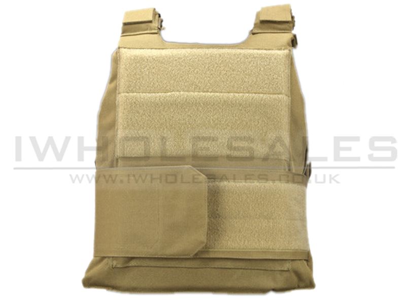 Big Foot Denier 600 Body Armor Shell Vest (Tan)