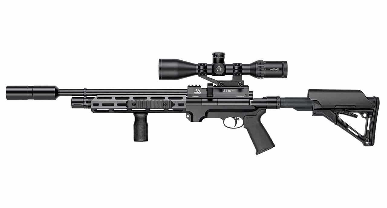 Air Arms S510T PCP Rifle Tactical Standard Power - Ambidextrous - .22/5.5mm